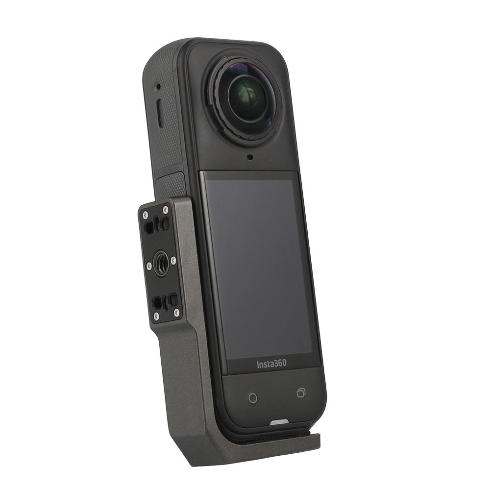 For Insta360 X5/X4/X3 Camera Mount Horizontal Vertical Aluminum Alloy Anti Shake Mounting Bracket