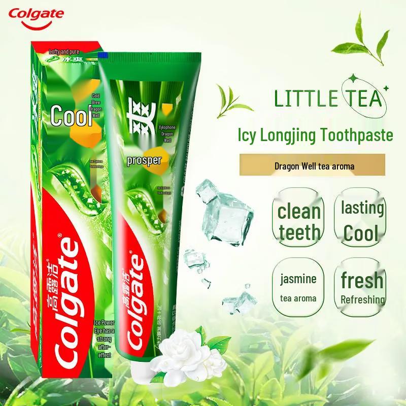 Colgate Ice Fresh Longjing Tea Scent Toothpaste Family Pack
