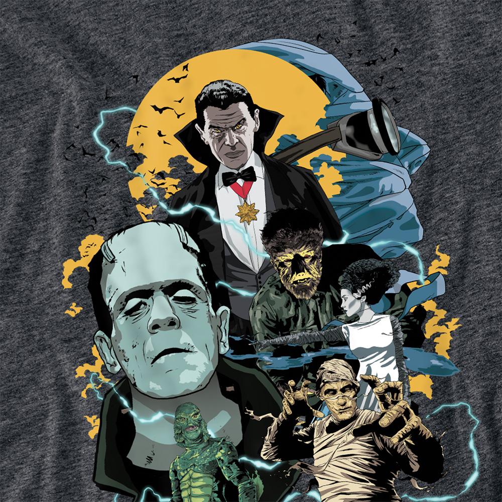 Universal Monsters Unisex Adult Monster Mash T-Shirt
