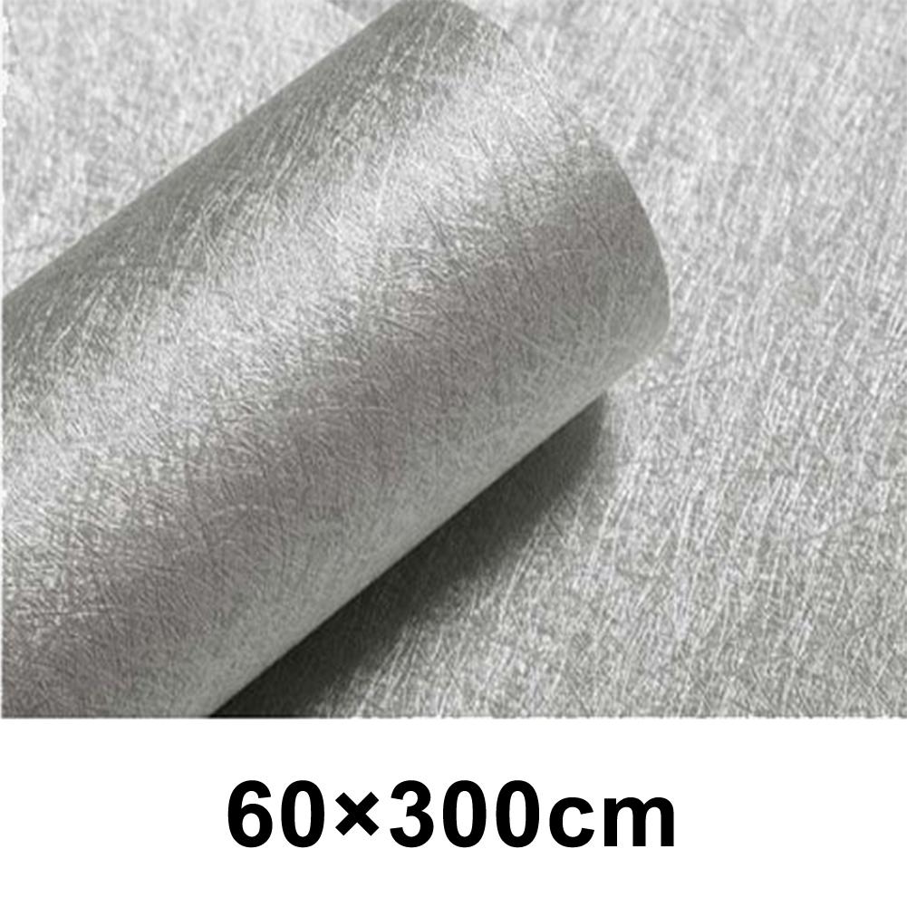 

Home Improvement Moisture-proof Wall Sticker Noise-proof Wallpaper 60*300cm Colorfast Materials Easy Installation сірий колір