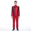 Pánská sada Cosplay bund Michael Jackson Street Dance Super Star Cosplay Tepláková souprava Retro 80. léta Oblečení na jevištní show Halloweenský oblek