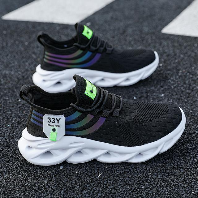 Herren Atmungsaktive Laufschuhe Herren Leicht Rutschfest Klassisch Sportlich Lässig Weiße Schuhe Damen Paar Mesh Sneakers Tenis Masculino