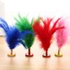 5 PCS Plumes Colorées Volant à Pied Jianzi Chinois Fitness Divertissement Pour l'Exercice Physique Sports de Pied Jeu de Jouet d'Extérieur