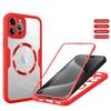 360-Grad-Displayschutzfolie für das iPhone 15 14 13 12 Pro Max 15Plus 14 Plus Magsafe Magnetische, klare, harte Rückabdeckung