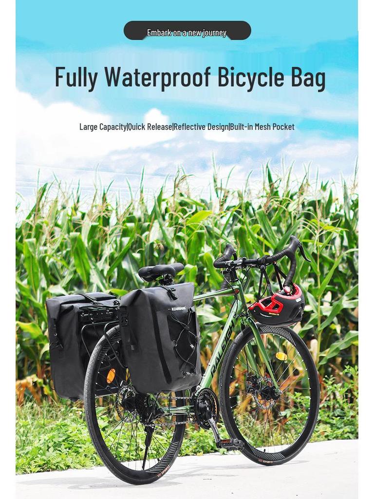 Fahrrad-Gepäckträger hinten & Satteltasche - Fahrradrucksack & TPU-Zubehör