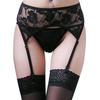 Black/Red/Pink/White Lace Bow Garters Belt Women Sexy Transparent Lingerie Adjustable Suspender Belt For Thigh High Stockings