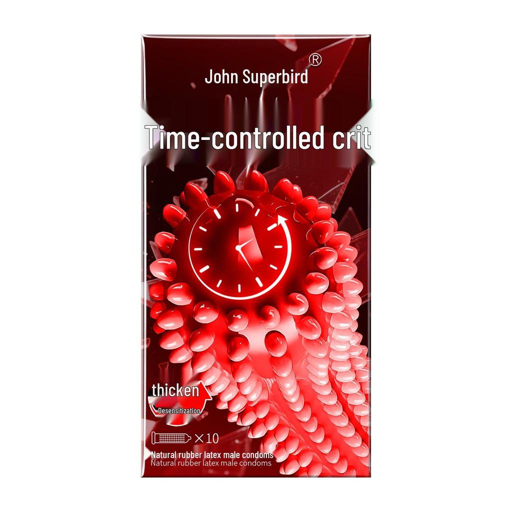Q-Point Ultra-Thin Nude Feel Condoms with Hyaluronic Acid and Large Particles for Men