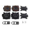 Efficient Air Pumps Repair Set Pump Replacement Component Diaphragm Rebuild Set Plastic Texture for HP100 HP120 Models