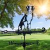 KX4B Paint Gardening Garden Decoration Sign Weather Vane Retro Farm Scene Garden Stake Weathervane Professional Tools