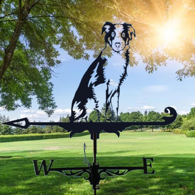 KX4B Paint Gardening Garden Decoration Sign Weather Vane Retro Farm Scene Garden Stake Weathervane Professional Tools