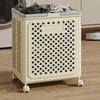 Clothes Hamper With Wheels Foldable Wheeled Laundry Basket 36x47cm/14x18 Inches Large Clothes Hamper Wheeled Laundry Basket For