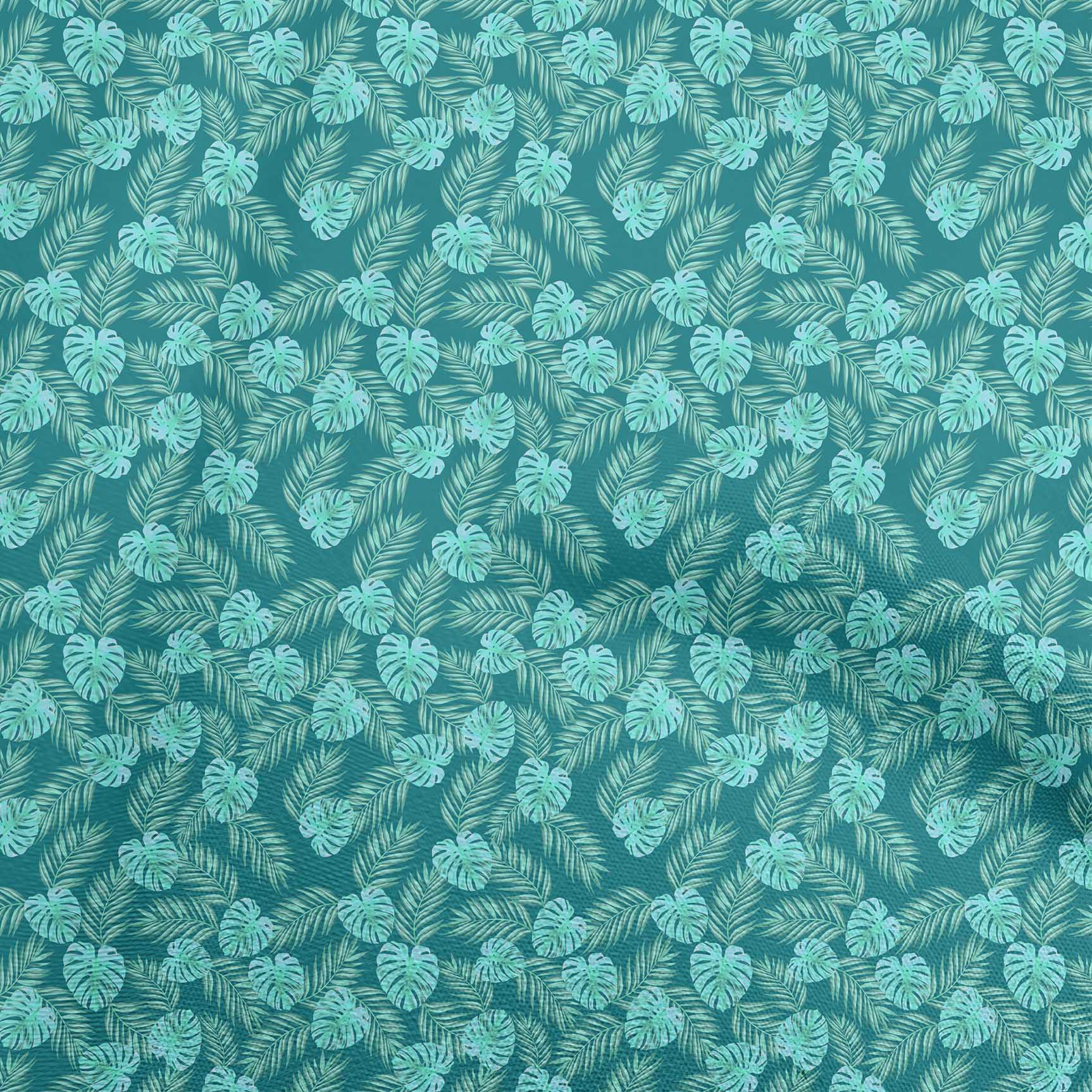 

OneOone Cotton Flex Blue Fabric Тропічна тканина для пошиття друкованої тканини для рукоділля у дворі 40 дюймів 42 Inch Wide - Viscose Chiffon чирок зелений колір