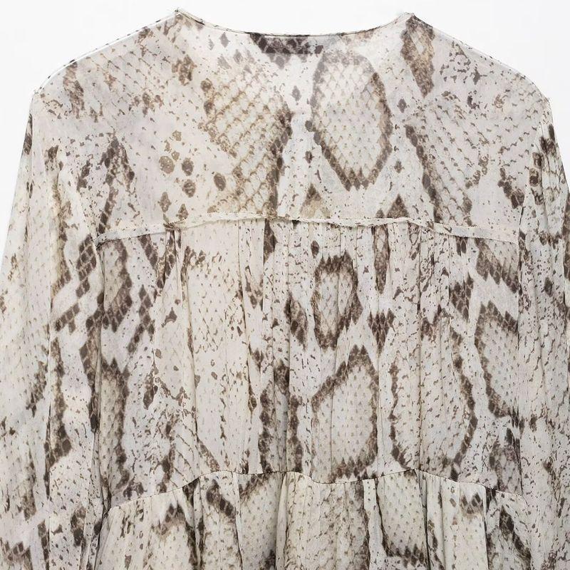 Kaslead New Arrival Women's Clothing Fashion Style Fashion Animal Pattern Shirt Casual Pants 3716826 3660828