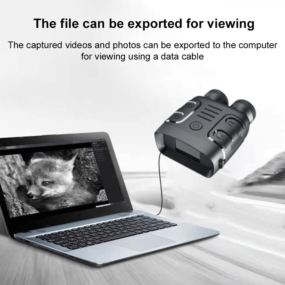 HD 1080P Nachtsichtbrille Infrarot Digitale Nachtsicht Fernglas 2,4-Zoll-Bildschirm 5-facher Digitalzoom 300M Vollständige Dunkelheit Sicht