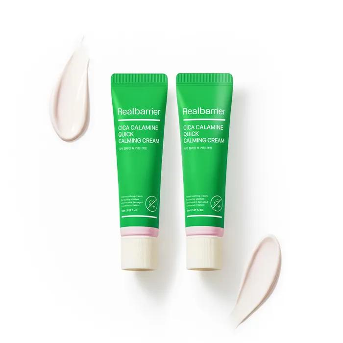 Real Barrier Cica Calamine Quick Calming Cream 30ml 1+1 [GIFT] (Random) Cream 10ml x 2