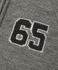 LMR Channony Wool Cowichan Knit Zip-Up Grey