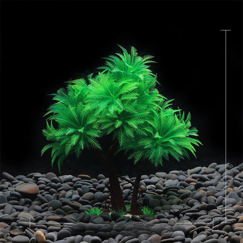 Fish Tank Landscaping Decoration: Simulated Water Plant & Sand Table Bonsai Ornament CB-E80