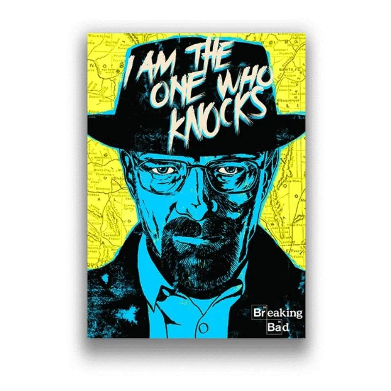Breaking Bad Klassische Krimi-TV-Serie Poster Leinwandmalerei Heisenberg Drucke Wandkunst Bilder Moderne Heimzimmerdekoration
