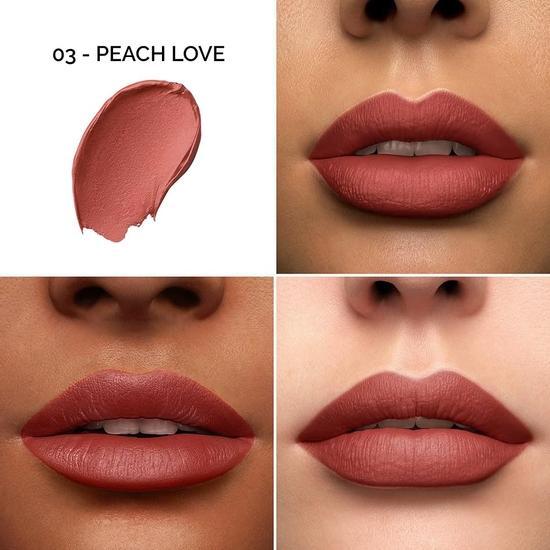 Colors Queen Color It All Long Lasting Crayon Lipstick | Up to 18 Hours Stay  | Waterproof & Light Weight | Lipstick for Women (Peach Love,3.5g)