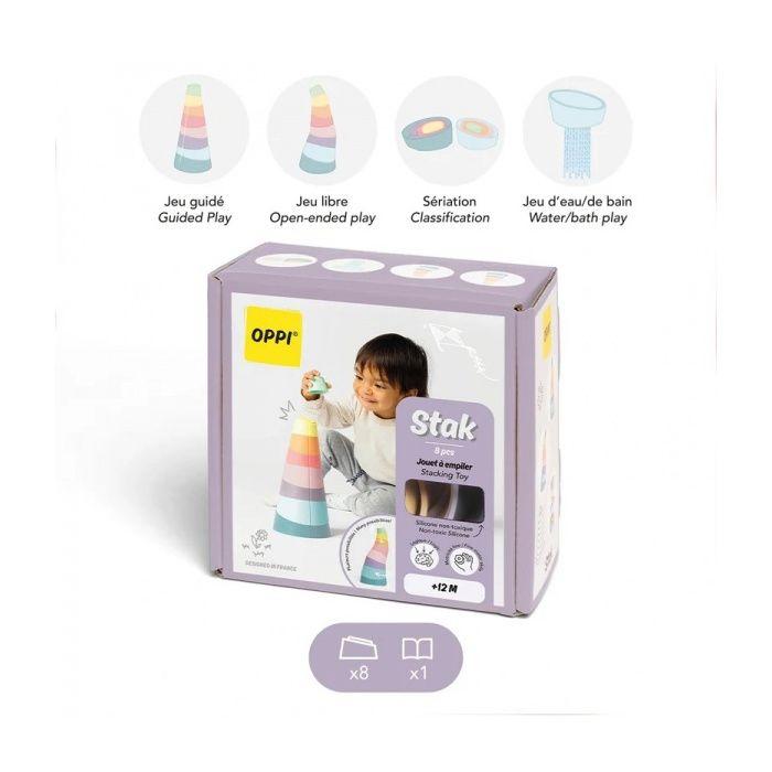 Jouet en silicone - Stak - Mixte - Pour enfants à partir de 12 mois