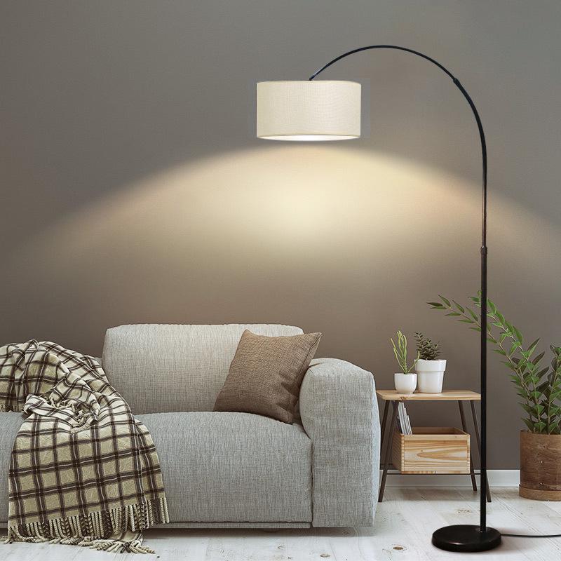 Modern Minimalist LED Feather Floor Lamp for Living Room, Study, Bedroom, and Bedside