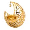 Kunst Kerzenständer Goldene Mondform Metall Modern Romantisch Stressabbau Kunst Kerzenhalter