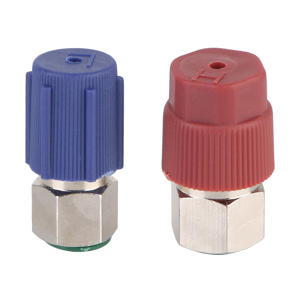 

Переходник высокого/низкого уровня переменного тока R12 на R134a, простая установка, быстроразъемное соединение автомобильного кондиционера, быстрая и простая модернизация, адаптер для преобразования, автомобильные аксессуары red blue