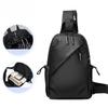 Fashion Men's Crossbody Bag High-End Casual Travel Women's Chest Bag Oxford Cloth Small Backpack Waterproof Wear-Resistant Chest Bag