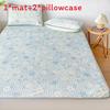 Bear Dog Butterfly Flower Pattern Latex Summer Sleeping Mat Set Gift Bedding