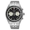 SEIKO Sport Chronograph Black Dial Stainless Steel Men’s Watch SSB429P1
