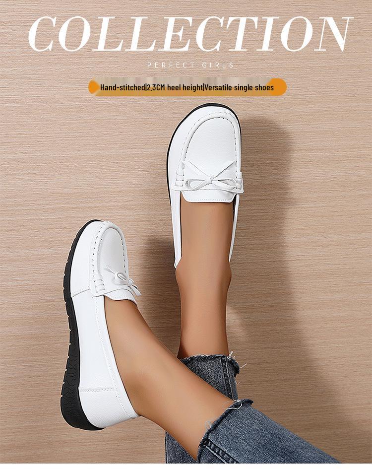 2024 Spring & Fall Women's Casual Flat Nurse Loafers with Tendon Sole