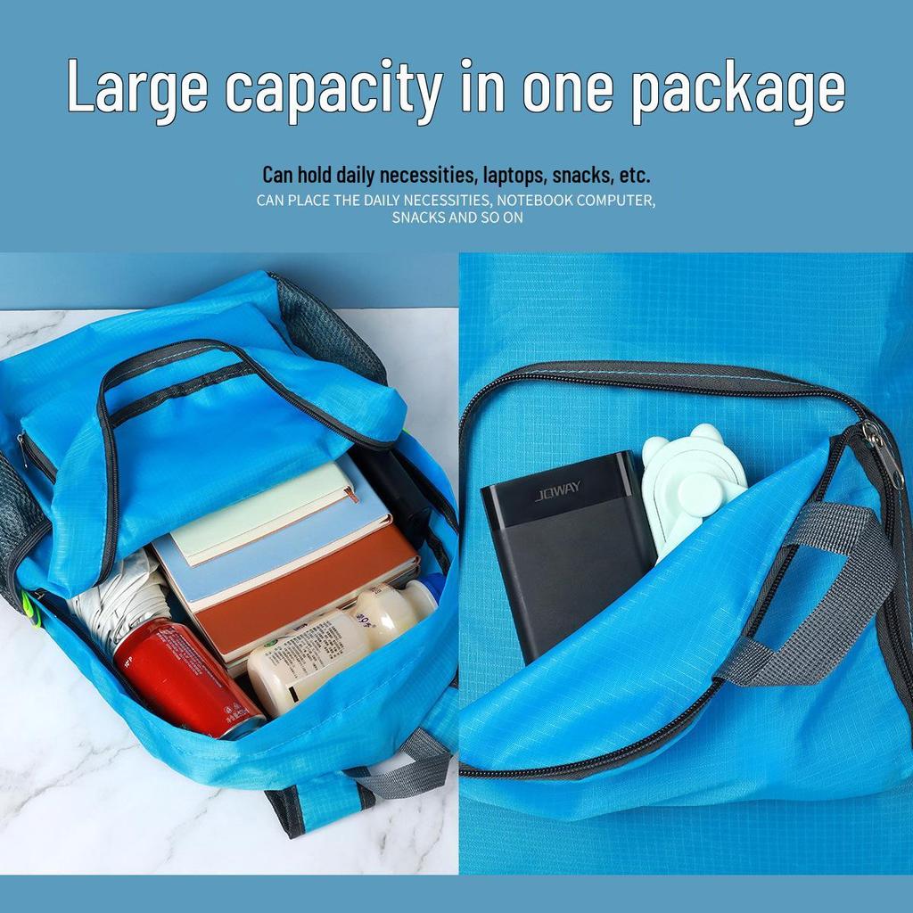 Shuxin Ultralight Foldable Double Shoulder Mountaineering and Travel Backpack