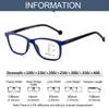 Men'S New Progressive Multifocal Reading Glasses Anti-Blue Light Farsighted Glasses Men'S And Women'S New Retro Reading Glasses