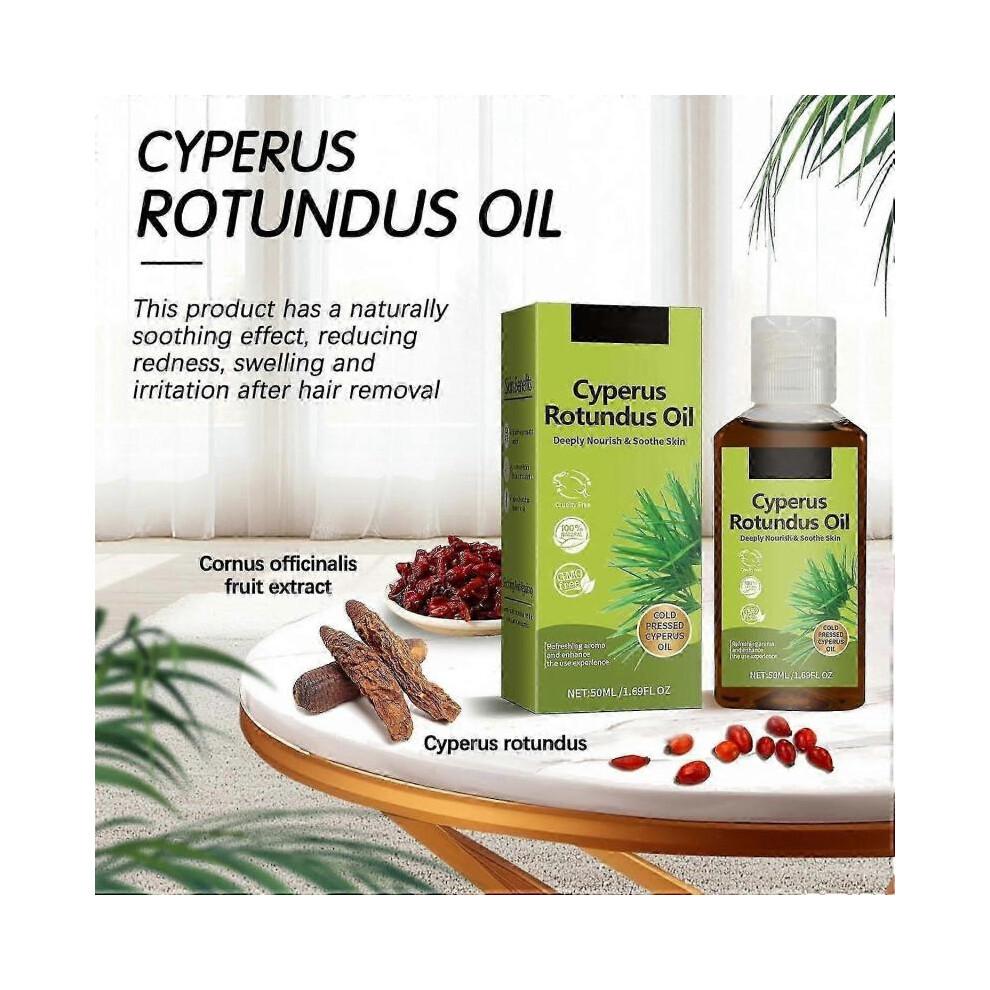3pcs Cyperus Rotundus Oil, 100% Natural Nut Grass Oil, Cyperus Rotundus Oil for Hair Removal, Topical Cyperus Rotundus Oil, Reducing Body Hair Growth