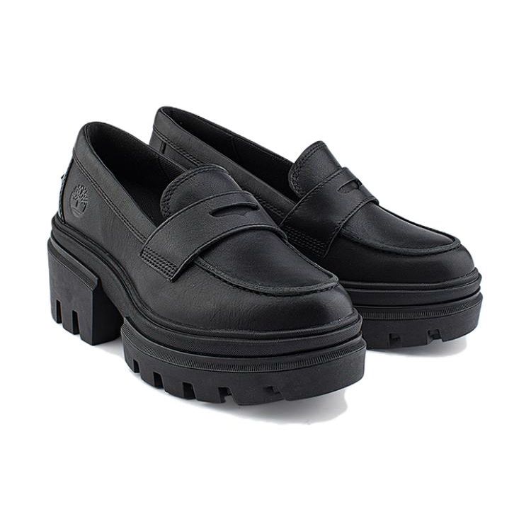 Timberland Versatile Loafers Women Loafers Black A5P17W