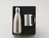 Select Water Bottle Set Stainless Steel PET Bottle Double Layer Mug Double Layer Set Bottle Mug 350ml J-kitchens (Vacuum Structure) & (Hollow
