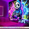 Gaming is Life Tapestry Perfect for Bedroom Decor and Wall Art Vibrant and Fun Design Ideal for Gamers and Tech Enthusiasts