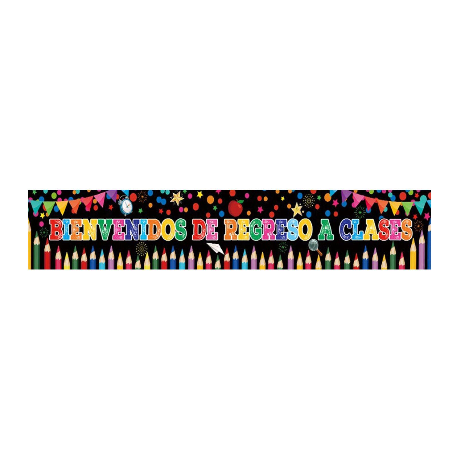 

Back To School Banner High-Density Polyethylene Durable Waterproof Decoration For School Events 1
