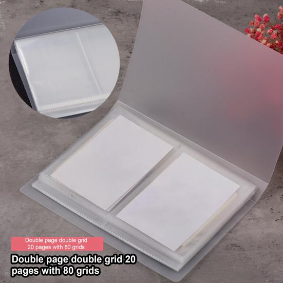 Держатель патчей многоразовый, прозрачный, 20 страниц