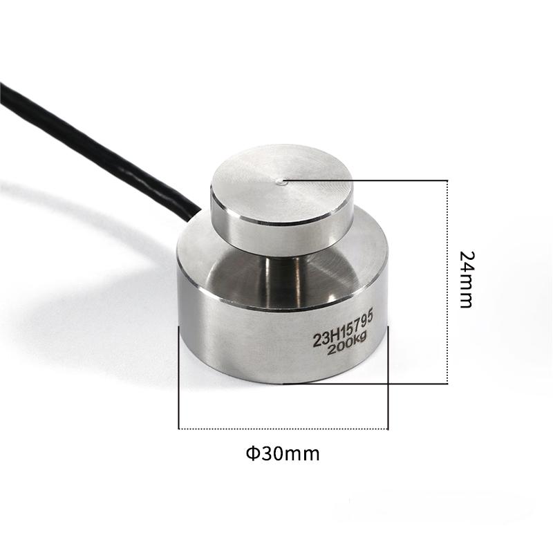 Mini Load Cell Tension Compression Force Sensor Weight Pressure With Signal Transmitter Display Instrument 100/200/500/1000KG