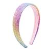 Colorful Sparkle High Skull Girl Headband – 2.5cm Wide Edge Hair Accessory