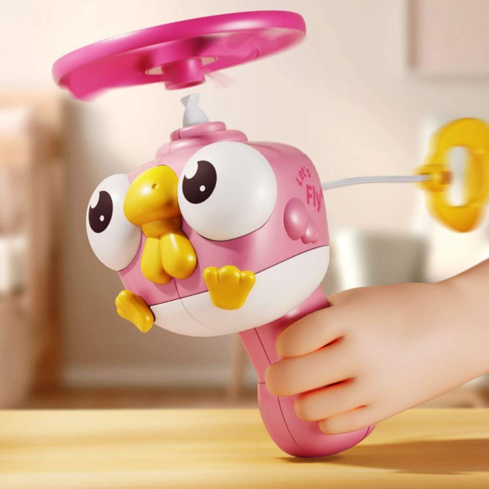 With Spinners Bird Launcher Toy Soft Material Flying Saucer  Parent-Child Interaction