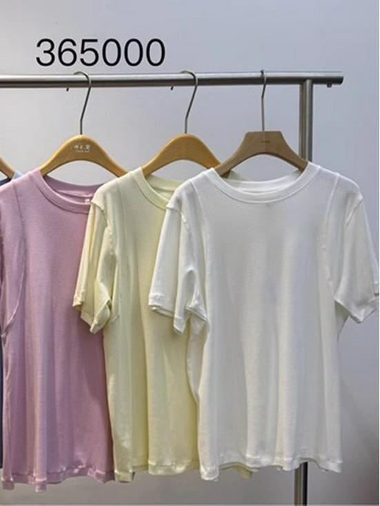 2023 Korean Loose Plus Size Casual Slimming Round Neck T-Shirt