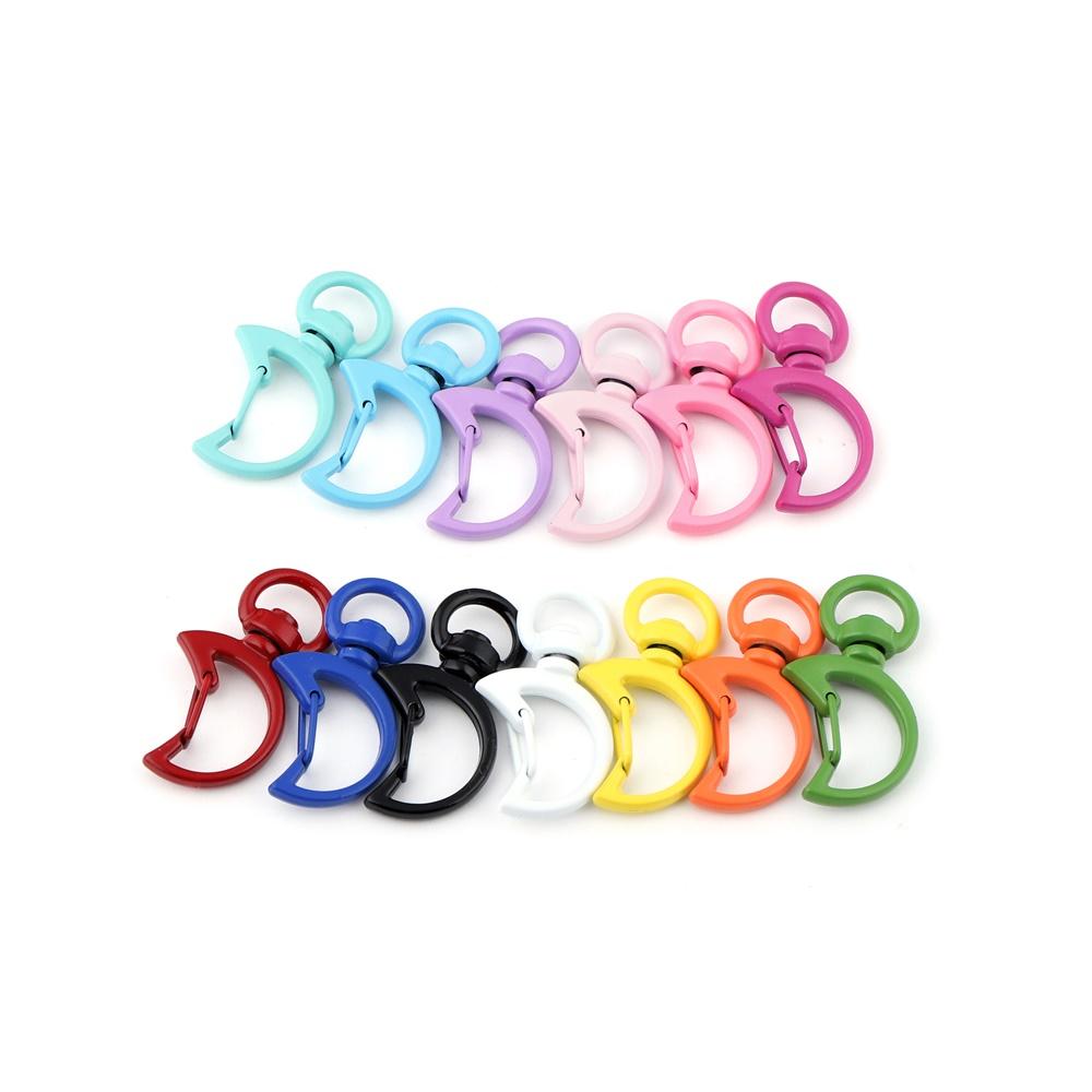 10pcs Cat Heart Snap Hook Trigger Clips Buckles for Keychain Lobster Lobster Clasp Hooks for Key Ring Clasp Jewelry Accessories