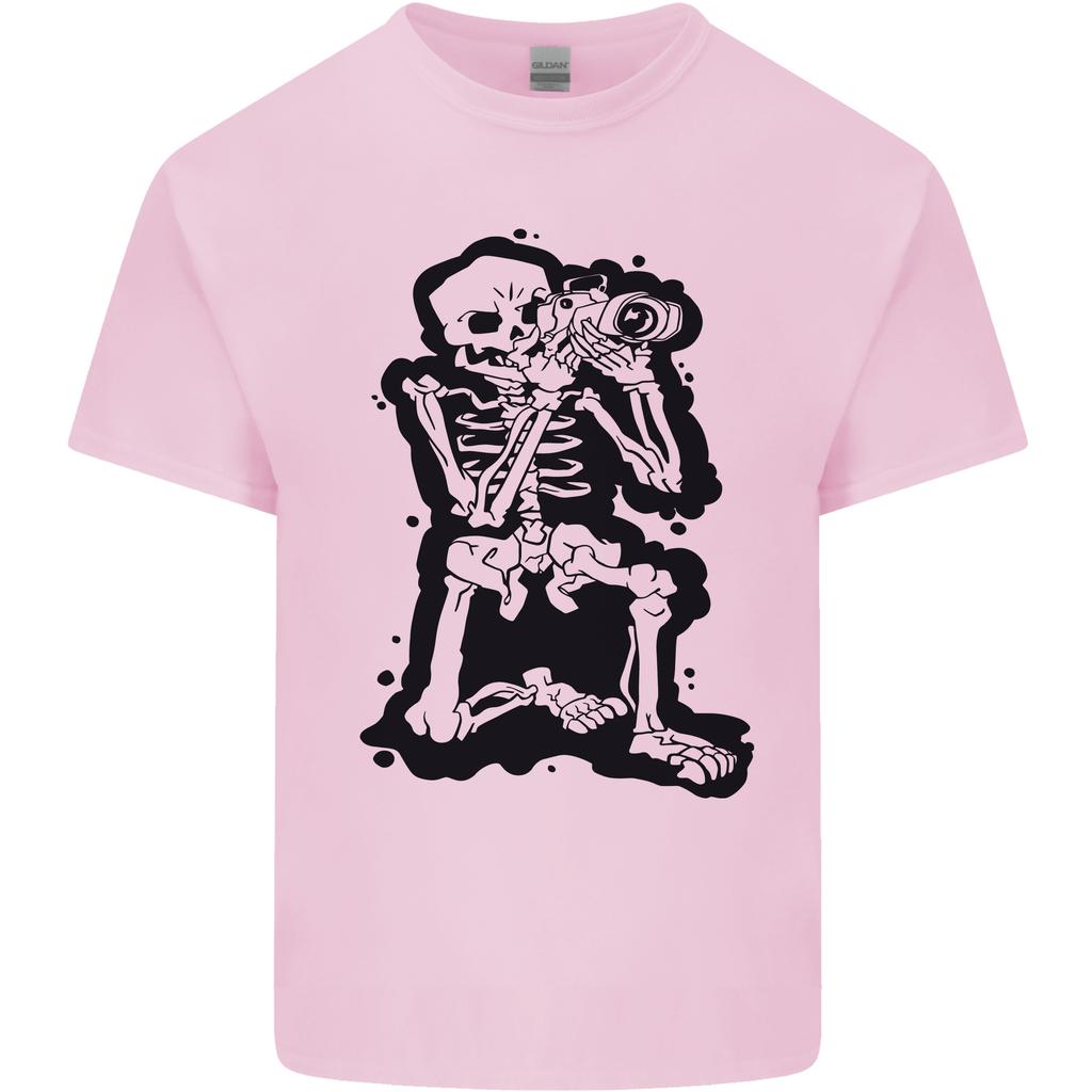 A Skeleton Photographer Photography Unisexs Light Cotton TShirt