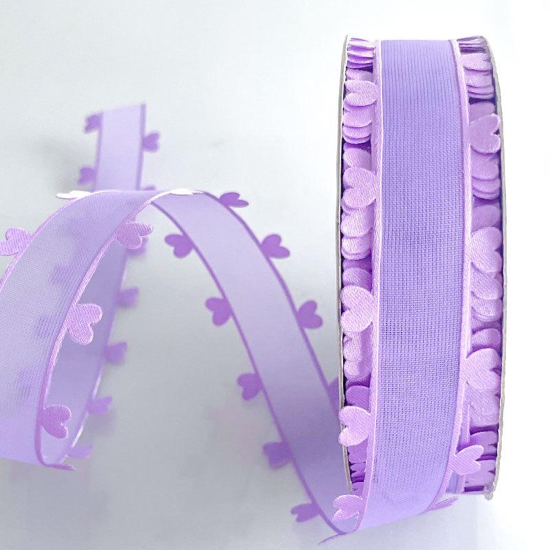 2,5 cm Nou Panglică de Dragoste de Ziua Îndrăgostiților Cutie Cadou DIY Accesorii Lucrate Manual Panglică 3,8 cm Fundă Pliată Material Panglică Fundă Panglică DIY Floare Lucrată Manual