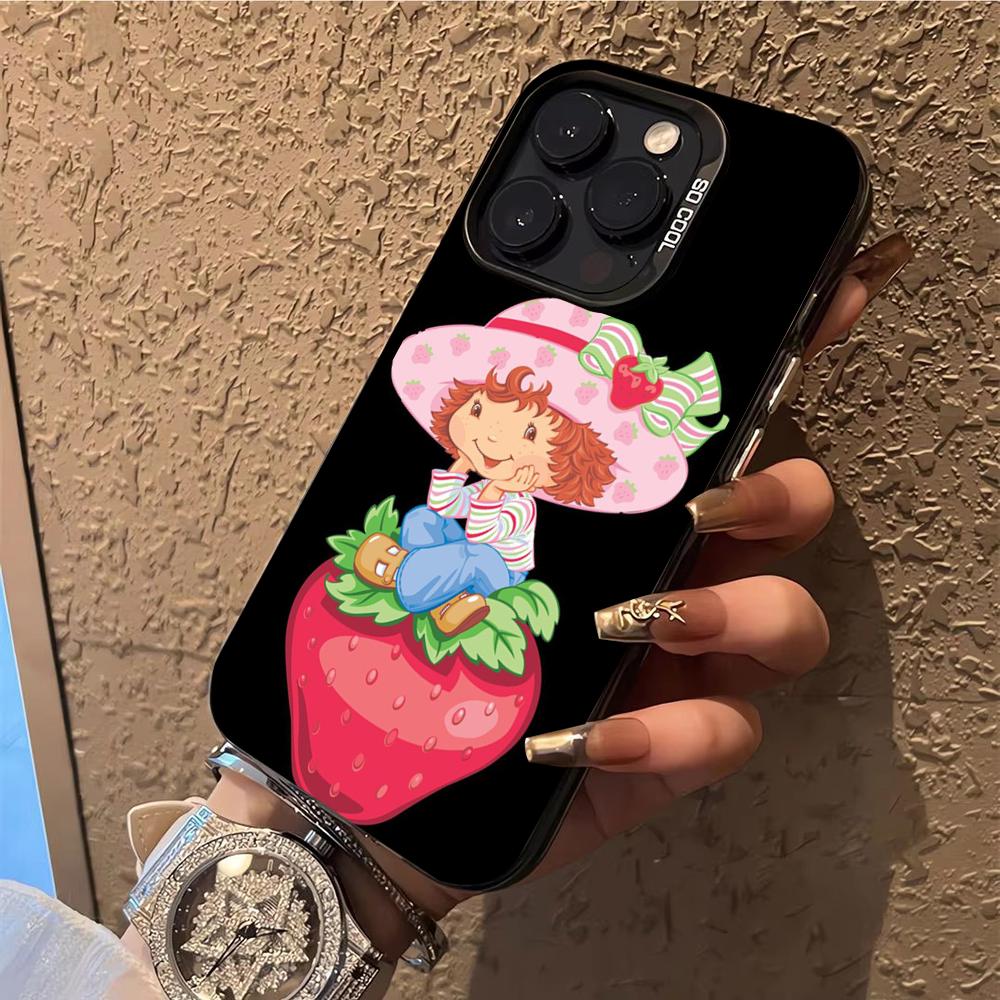 S-Strawberry S-Shortcakes Phone Case  Phone Case For iPhone 14 16 15 11 12 13 Pro Max Mini Plus Shockproof Cover