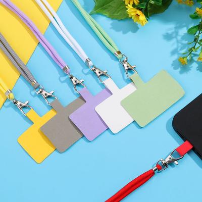 Adjustable Keychain Chain Phone Safety Tether Crossbody Neck Cord Phone Lanyard Patch Nylon Strap