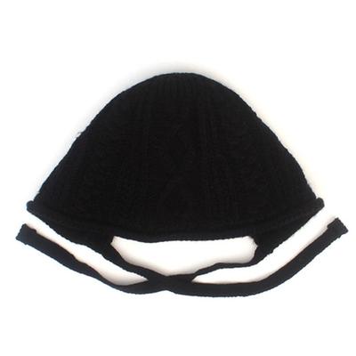 Universal Chemistry Twist Knit Black Bonnet Hat Bonnet Hat