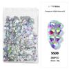 Nail Art Flat Bottom Drill Transparent Drill Ab Drill Nail Drill Diy Nail Ornament Nail Art Ornament Rhinestone